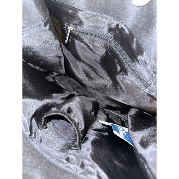 Disney Mickey Mouse Yellow Nylon Tote 12"x12"x5" W/ Umbrella & Zipper Pouch NWT - Picture 5 of 7